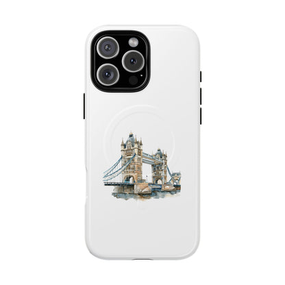 Tough Magnetic Phone Cases with Tower Bridge Design, Durable, Stylish, Unique Gift for Travelers, Perfect for Everyday Use