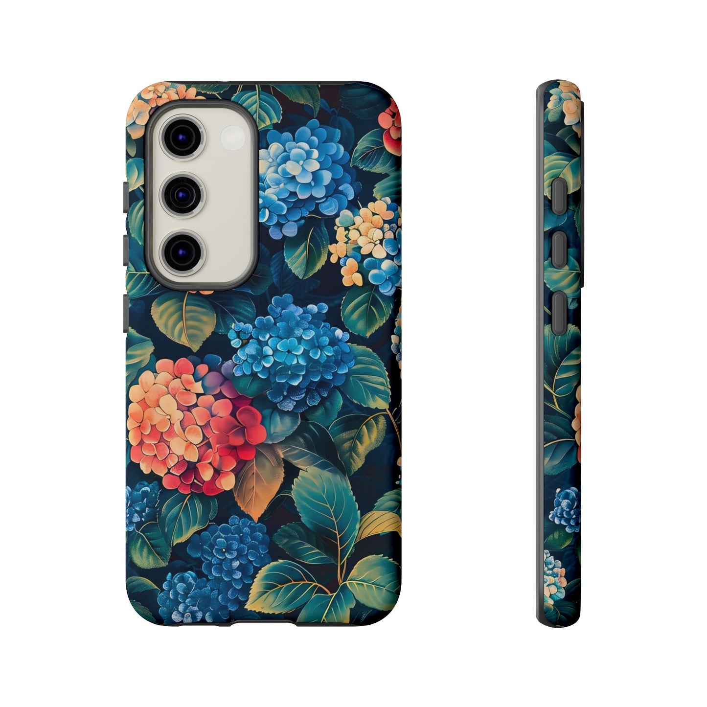 Floral Phone Case, Stylish Tough Case for Gardener Gift, Flower Lover Accessory, Pretty Floral Design, Protective Case