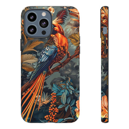 Vibrant Phone Case with Exotic Bird Design, Floral Phone Cover, Tough Case for Nature Lovers, Unique Gift Idea, Phone Accessory, [...]
