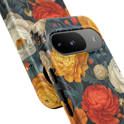 Floral Tough Case for Phones | Durable Floral Phone Cover, Boho Chic, Unique Gift for Her, Phone Protection, Flower Design
