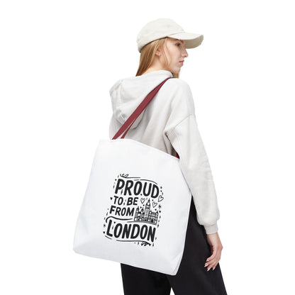 Proud London Tote Bag, Stylish Shopping Bag, Gift for Londoners, Travel Tote, Eco-Friendly Accessory, City Pride