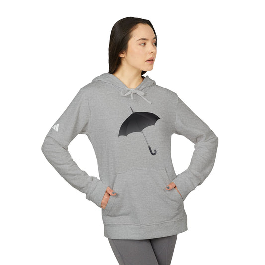 adidas Unisex Fleece Hoodie - Regal Royal Umbrella - Elegant and Majestic Design