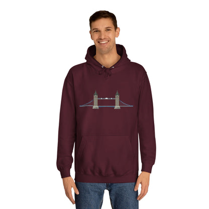 Tower Bridge Iconic Unisex College Hoodie