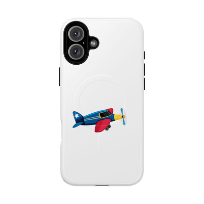 Airplane Tough Magnetic Phone Case, Cute Phone Cover, Gifts for Travelers, Kids and Adults, Aviation Themed, Durable Phone Case