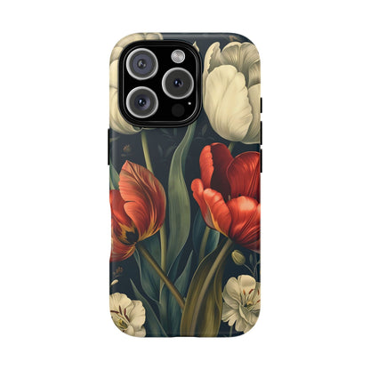 White Flower Tough Cases
