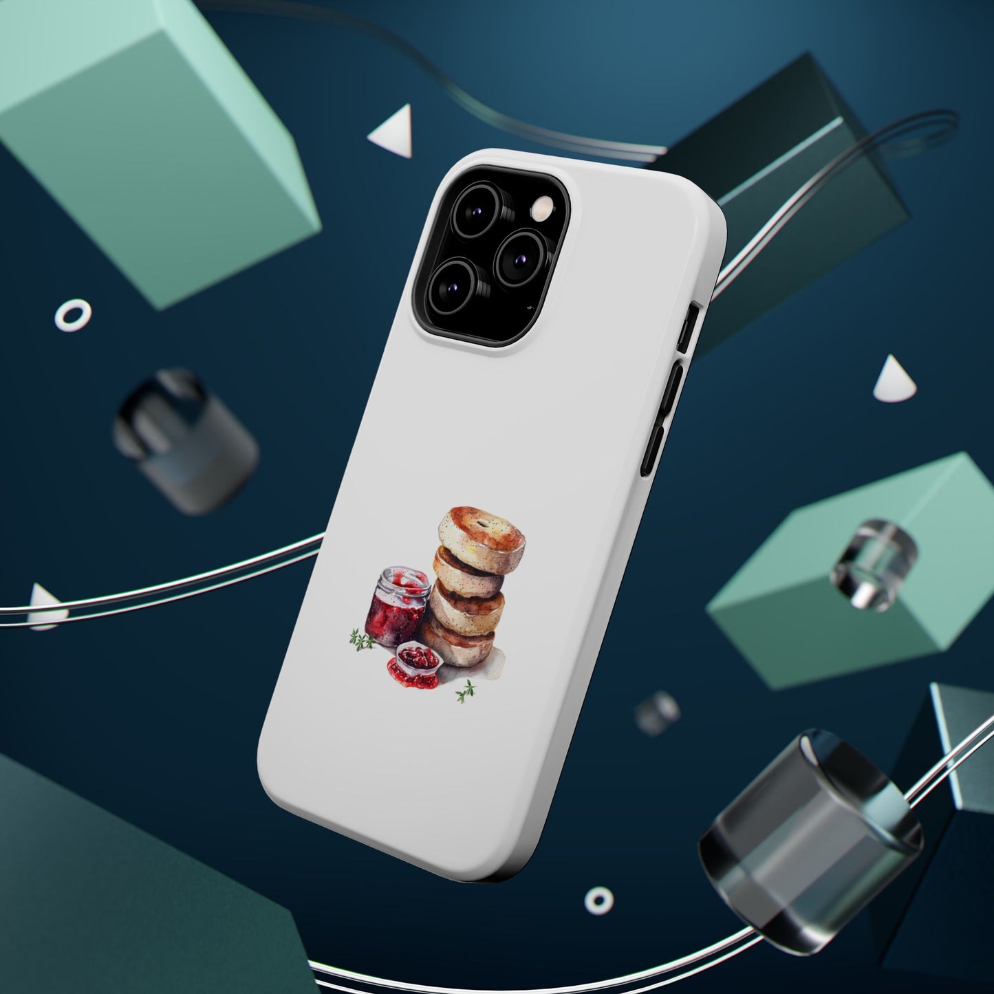 Artistic Phone Cases, Personalized Cases for Food Lovers, Stylish Magnetic Tough Cases, Unique Gift for Foodies, Trendy Accessories
