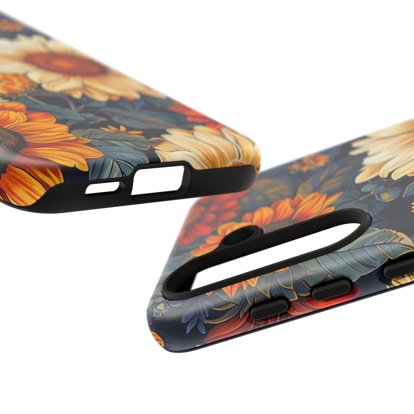 Floral Tough Phone Case | Sunflower Design, iPhone Cover, Protective Case, Gifts for Her, Floral Phone Accessory
