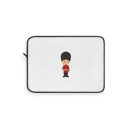 Quirky Soldier Laptop Sleeve | Cute Computer Case for Kids, Fun Gift for Students, Personalized Tech Accessory