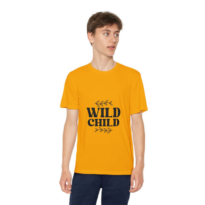 Wild Child -Youth Competitor Tee - Playful Athletic Shirt for Adventurous Kids