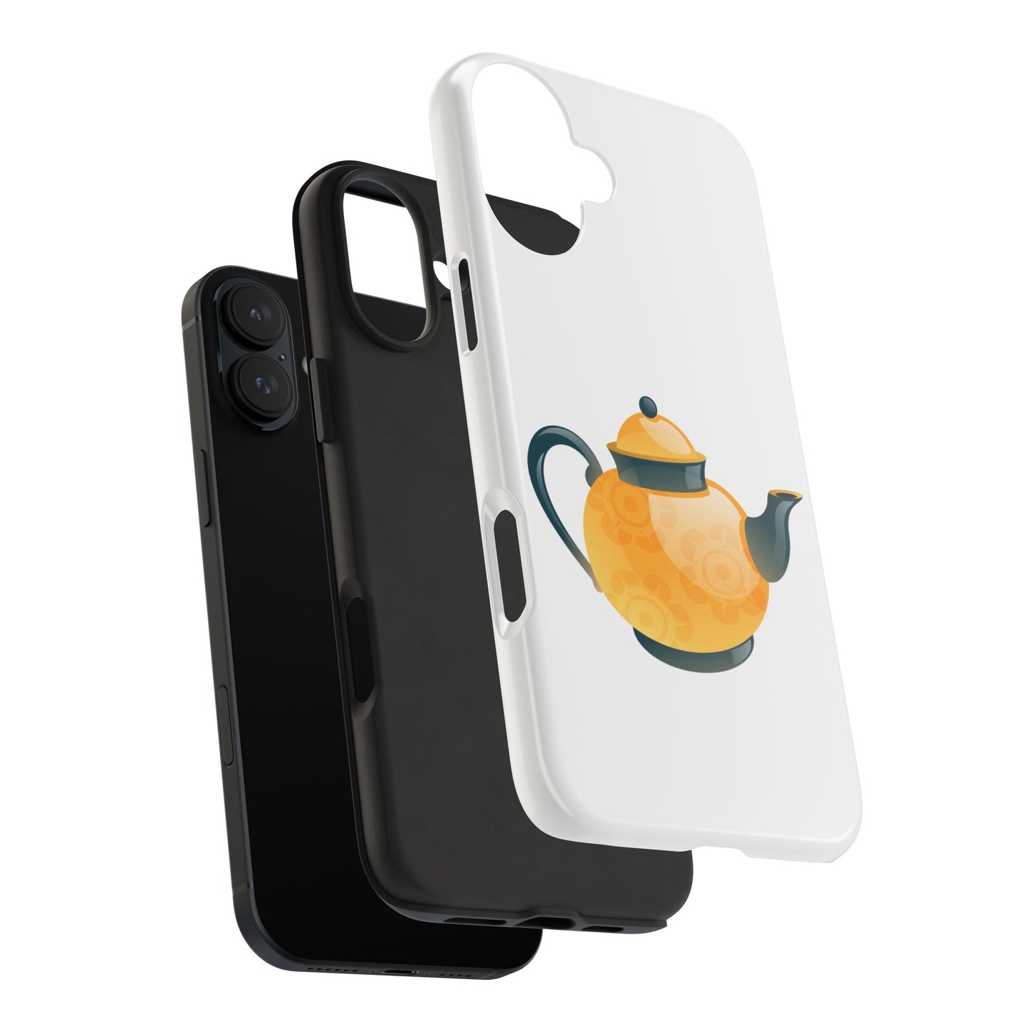 Colorful Teapot Phone Case, Quirky Cell Phone Cover, Unique Gift for Tea Lovers, Stylish Protection, Fun Phone Accessories