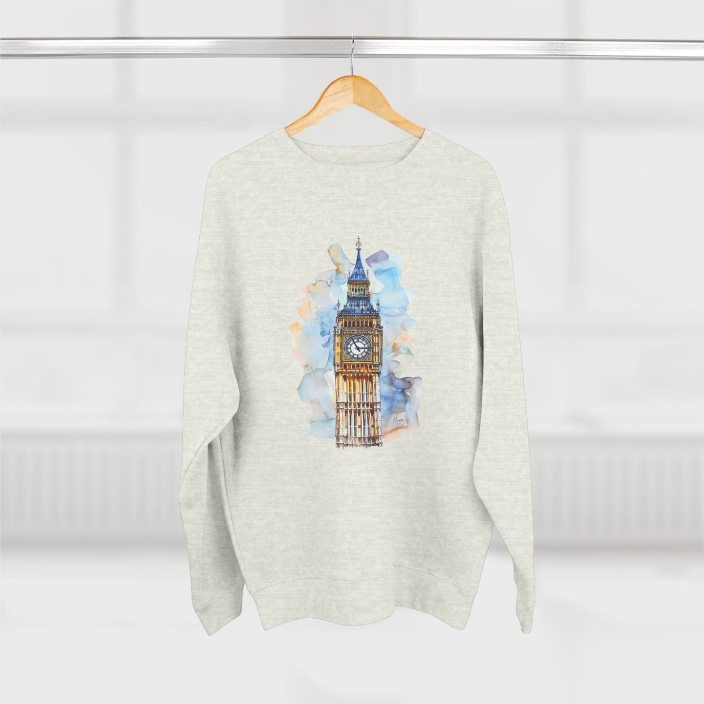 Unisex Crewneck Sweatshirt - Iconic Big Ben Clock Tower