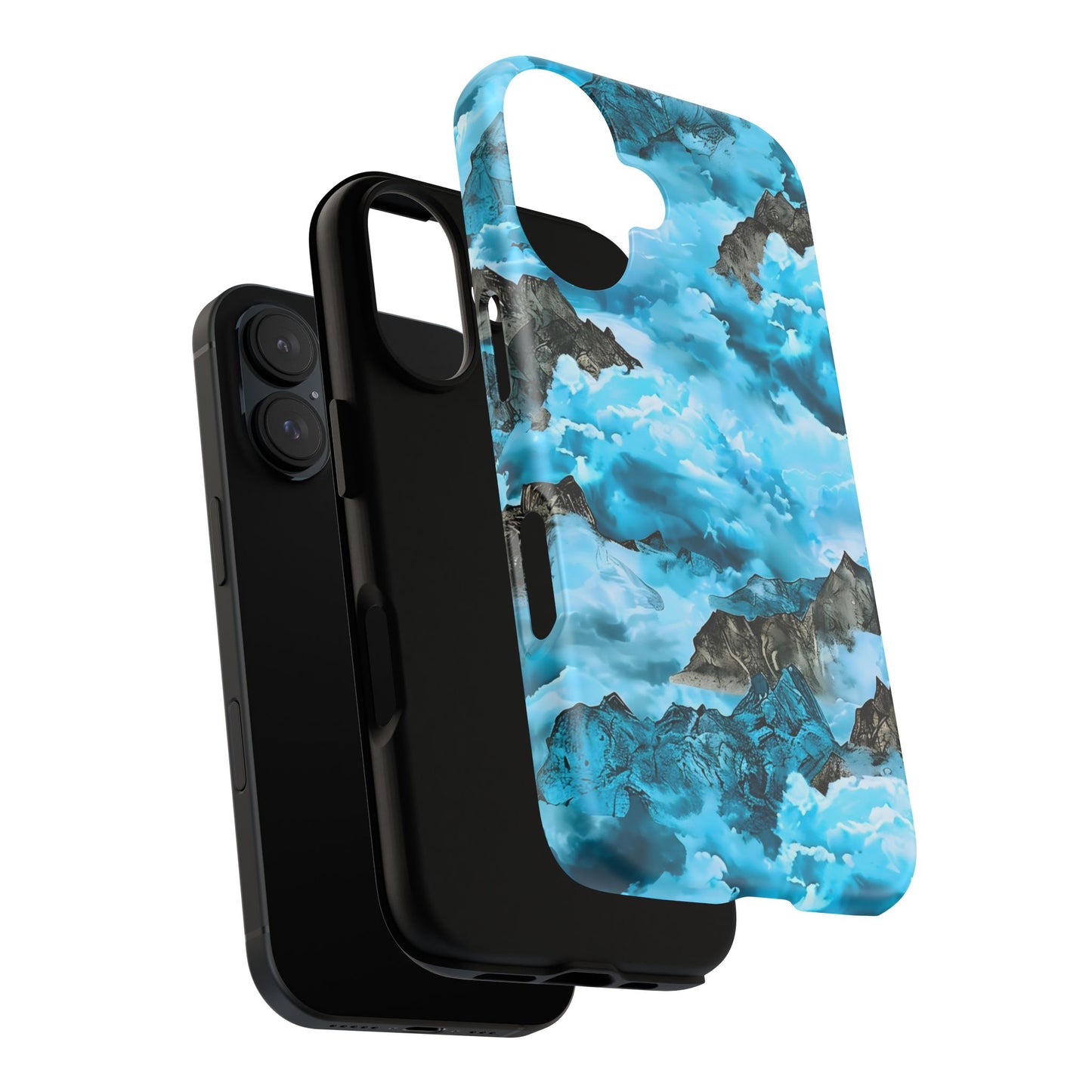 Mountain Wave Phone Case - Adventure Gear, Outdoor Gifts, Stylish Cases, Trendy Accessories, Nature Lovers