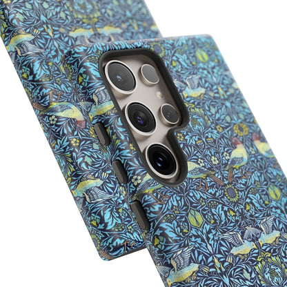 Bird and Floral Pattern Phone Case, Tough Cases, Gift for Nature Lovers, Eco-friendly, Custom Phone Accessories, All-Occasion