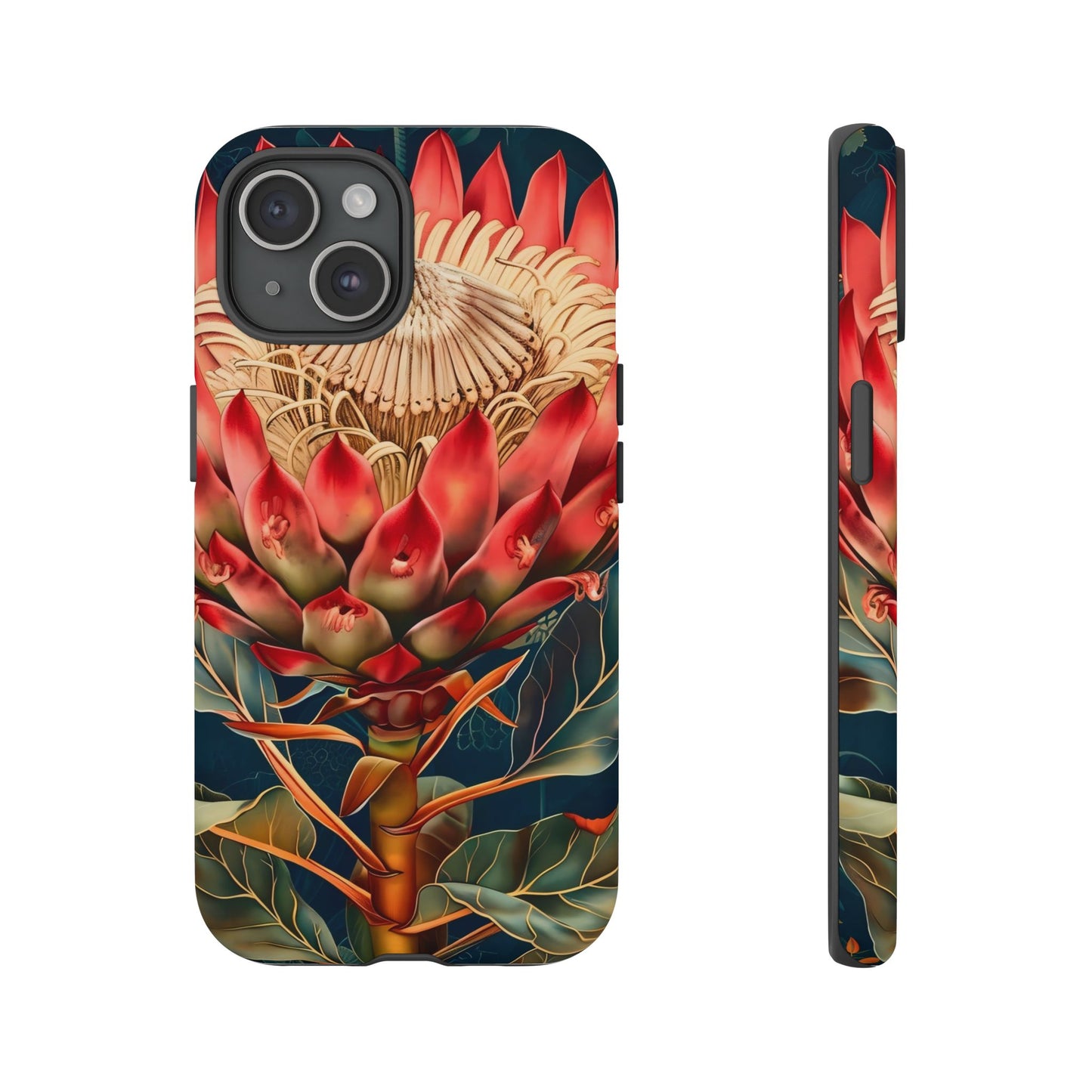 Tough Cases: Vibrant Floral Phone Case, Tough Phone Covers, Floral Art Cases, Nature Design Accessories, Gift for Nature Lovers