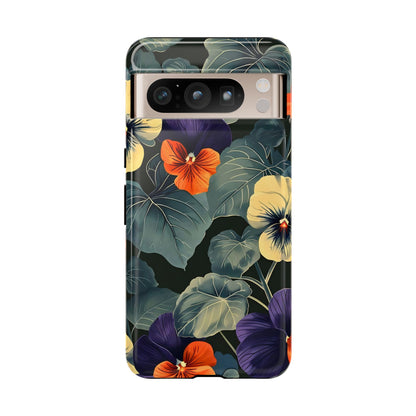 Tough Cases Floral iPhone Case, Tough Phone Cover, Stylish Floral Design, Gift for Her, Summer Vibe, Durable Protective Case