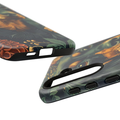 Dachshund Phone Case, Floral Pet Phone Cover, Dog Lover Gift, Tough Phone Case, Custom Dachshund Design, Unique Dog Owner Accessory