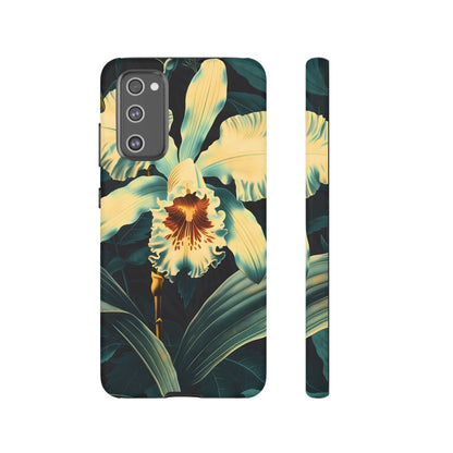 Floral Phone Case - Tough Cases with Orchid Design, Durable Smartphone Cover for Nature Lovers, Floral Gift for Her, Botanical [...]