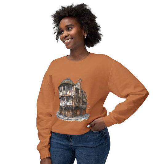 Unisex Lightweight Crewneck Sweatshirt - Life at a British Pub