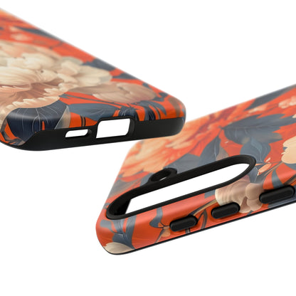 Floral Tough Case, Durable Floral Phone Case, Stylish Protection Case, Gift for Her, Spring Accessories, Mother’s Day Gift