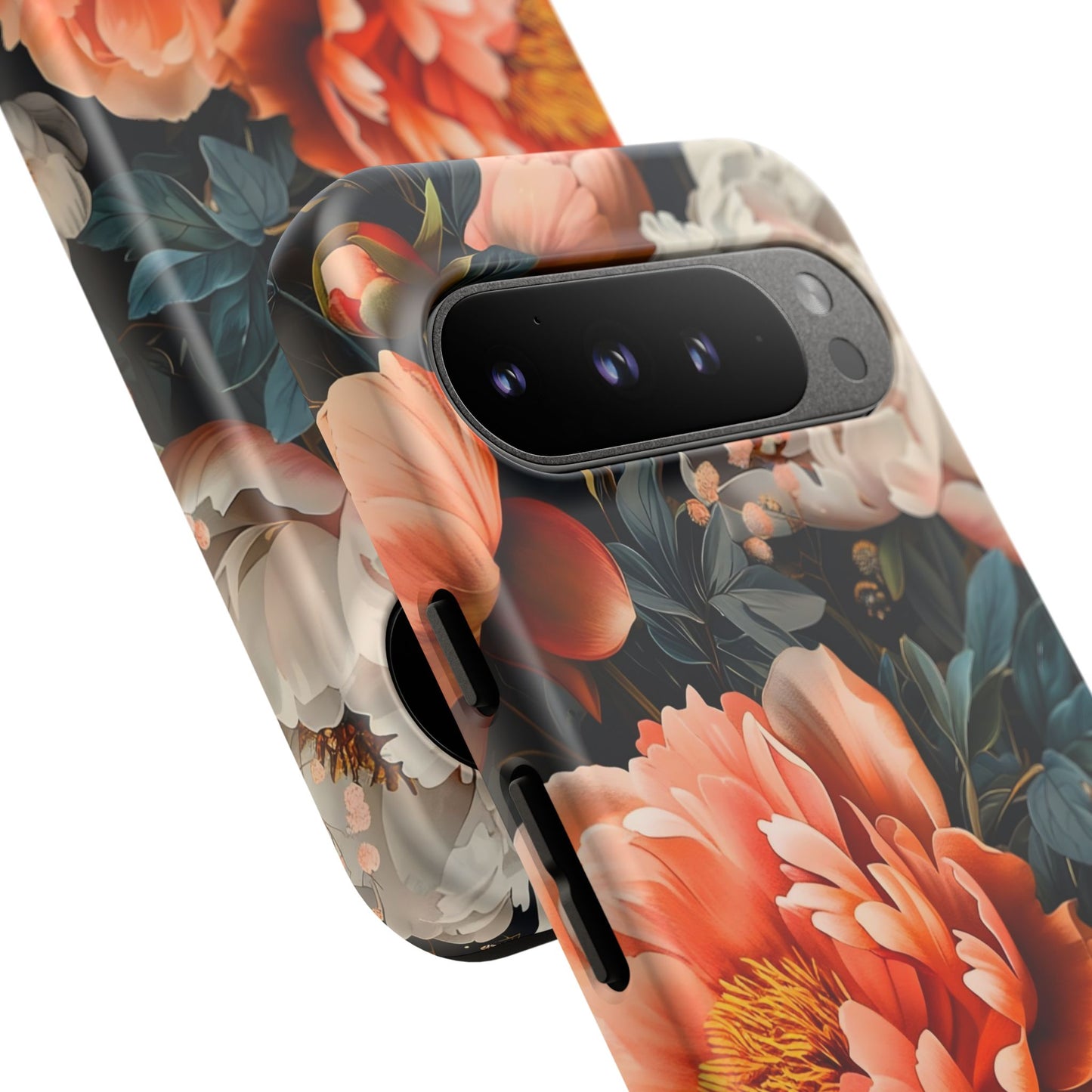 Floral Phone Case - Tough Cases, Durable Cover, Flower Design, Unique Gift, Phone Accessories