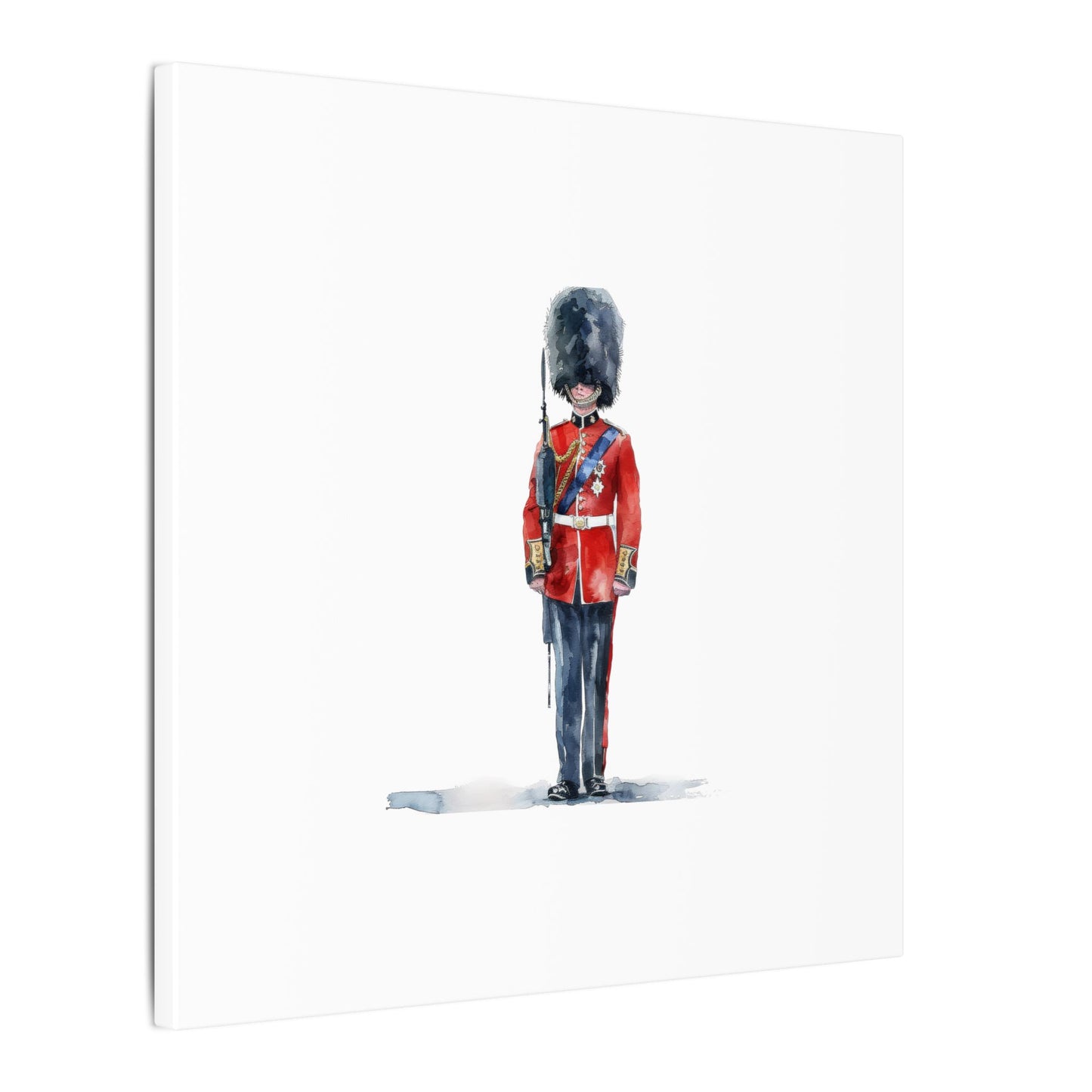 Royal Guard Canvas Art Print, British Soldier Wall Decor, Home Decoration, Gift for History Lovers, Art for Offices, Unique Wall Gallery