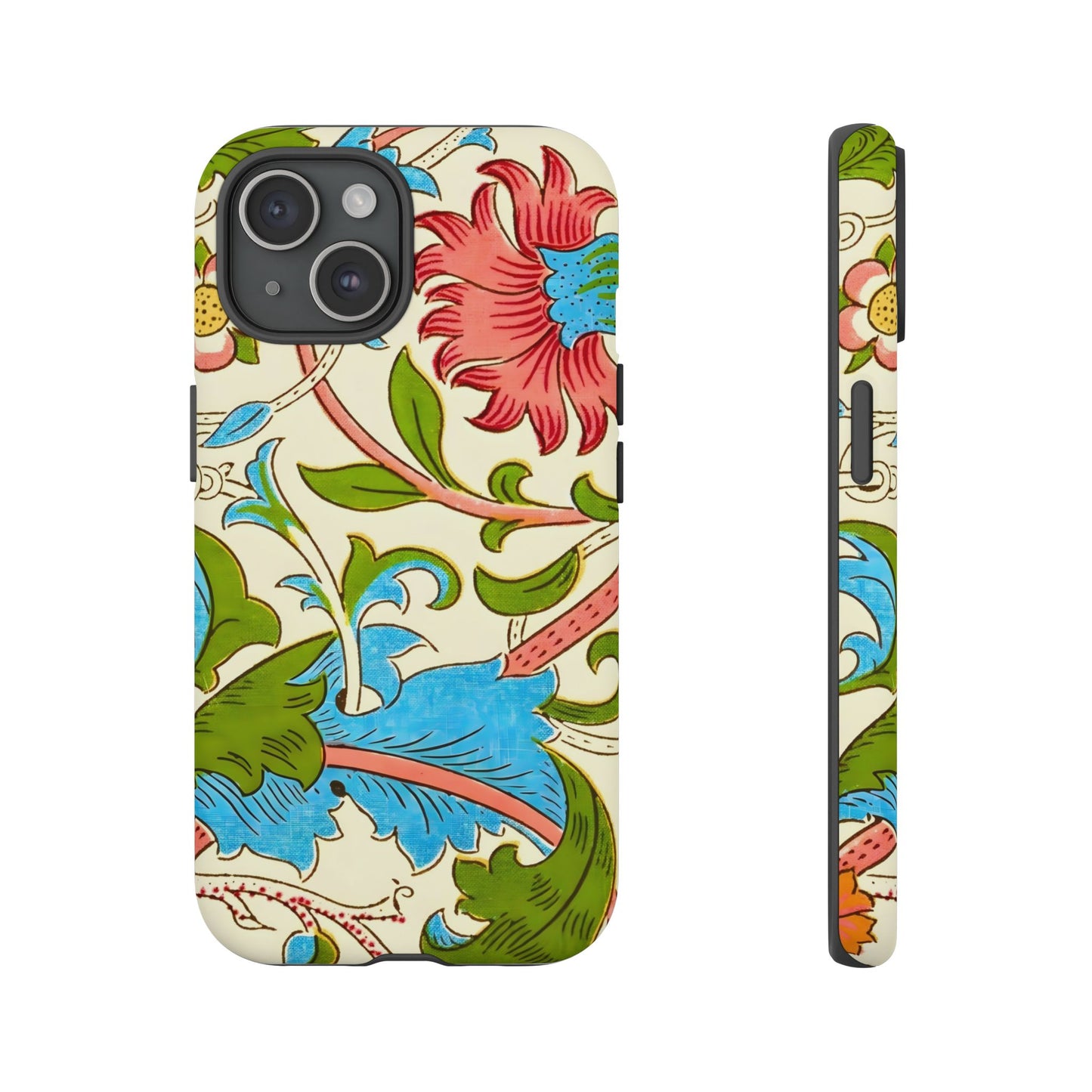 Tough Floral Phone Case - Artistic Smartphone Cover, Floral Print Gift, Protective Case | For Nature Lovers, Stylish Accessory, Phone [...]