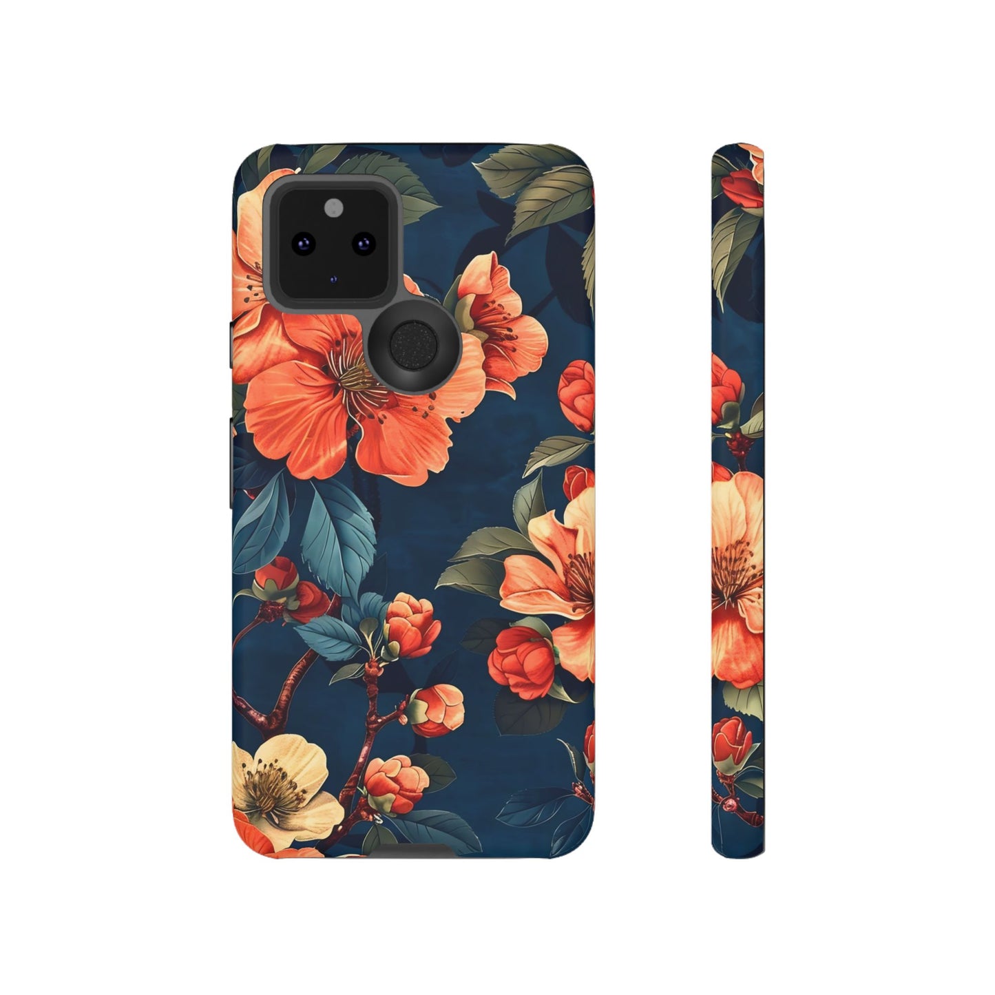 Floral iPhone Case, Tough Cases, Flower Phone Protector, Floral Design, Spring Gift, Phone Cover