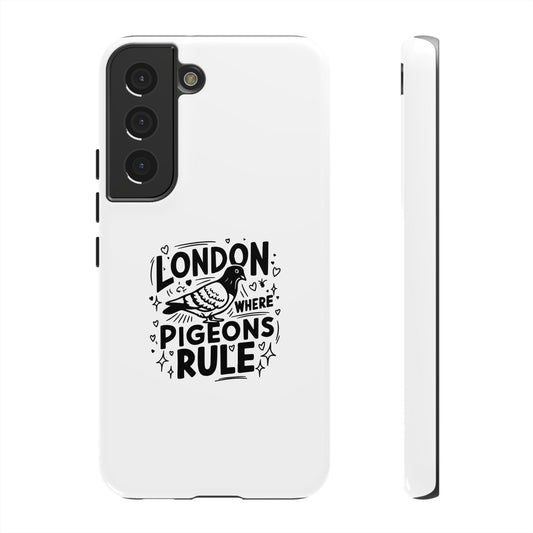 London Pigeons Rule Phone Case – Tough and Stylish Protection for Urban Aficionados