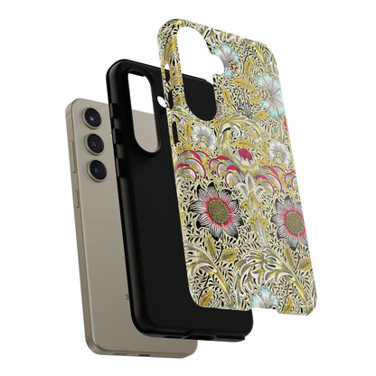 Floral Phone Case - Tough Cases, Floral Design, Stylish, Protective, Unique Gift for Her, Phone Accessories