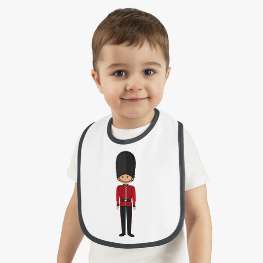 Cute Royal Guard Baby Bib, Baby Shower Gift, Newborn Accessory, Toddler Bib, Infant Clothing, Holiday Outfit