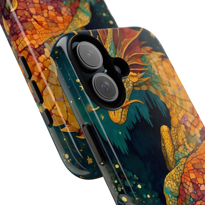 Dragon Art Phone Case, Tough Phone Cover, Fantasy Gift, Unique Mobile Accessory, Dragon Lover Gift, Stylish Protection