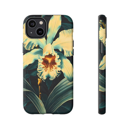 Floral Phone Case - Tough Cases with Orchid Design, Durable Smartphone Cover for Nature Lovers, Floral Gift for Her, Botanical [...]