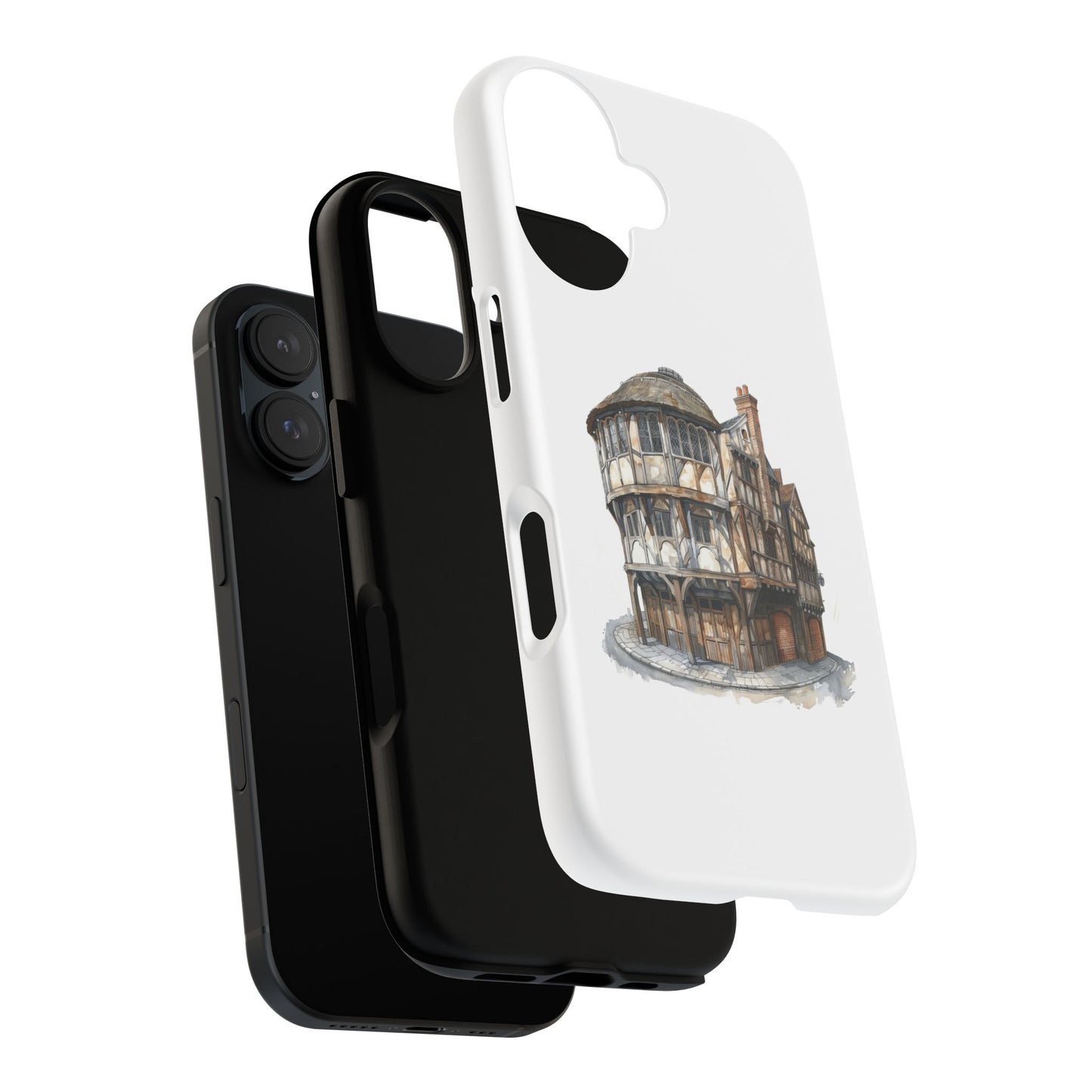 Artistic Phone Case - Tough Cases with Historic Building Design