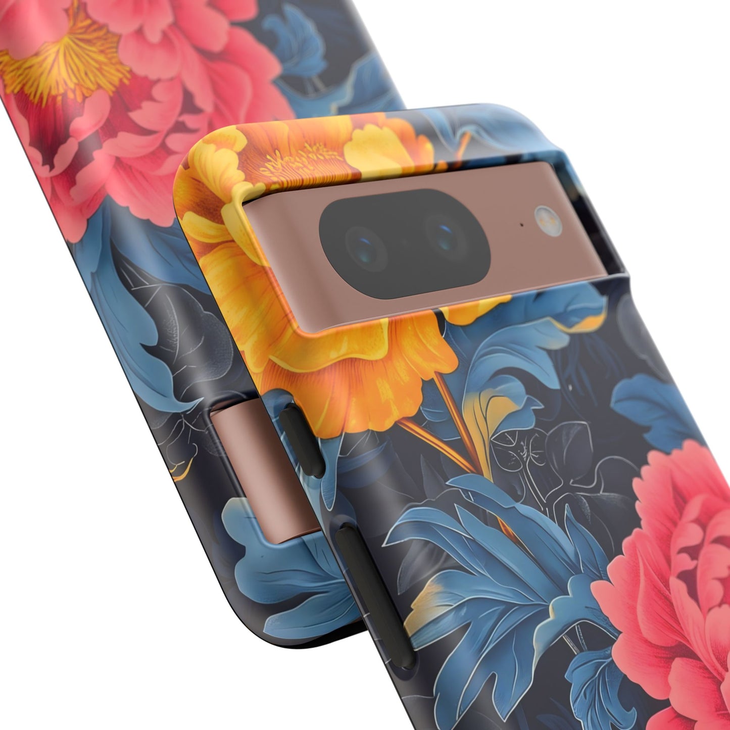 Floral Phone Case, Tough Cases, Stylish Mobile Cover, Gifts for Her, Phone Accessories, Unique Flower Design
