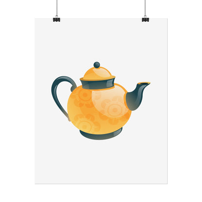 Vintage Tea Pot Rolled Posters