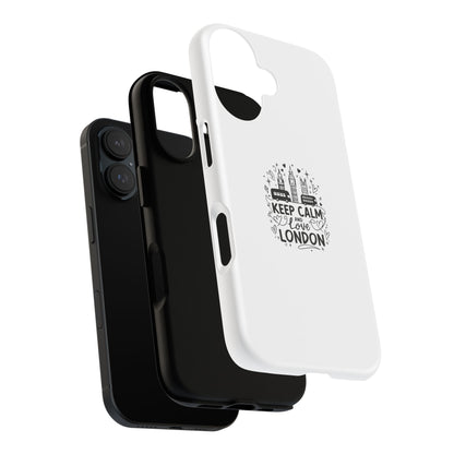 London Keepsake Phone Case - Keep Calm and Love London Design