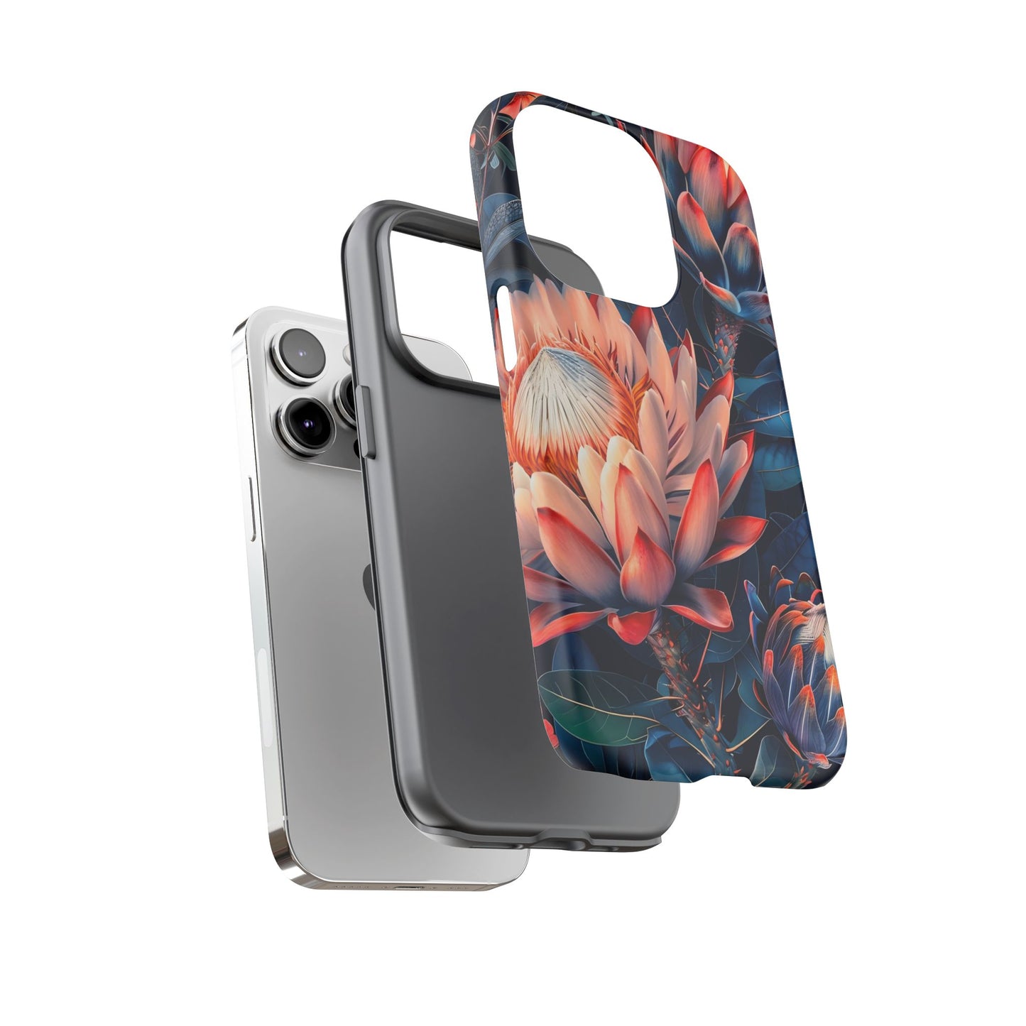 Floral Phone Case | Tough Cases, Floral Design, Phone Accessory, Gift for Her, Customizable Case, Nature Lover Gift