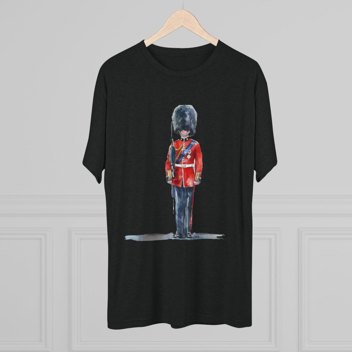 Red Jacket - Bodmin Keep: Cornwall's Army Museum Trendy Unisex Tri-Blend Crew Tee