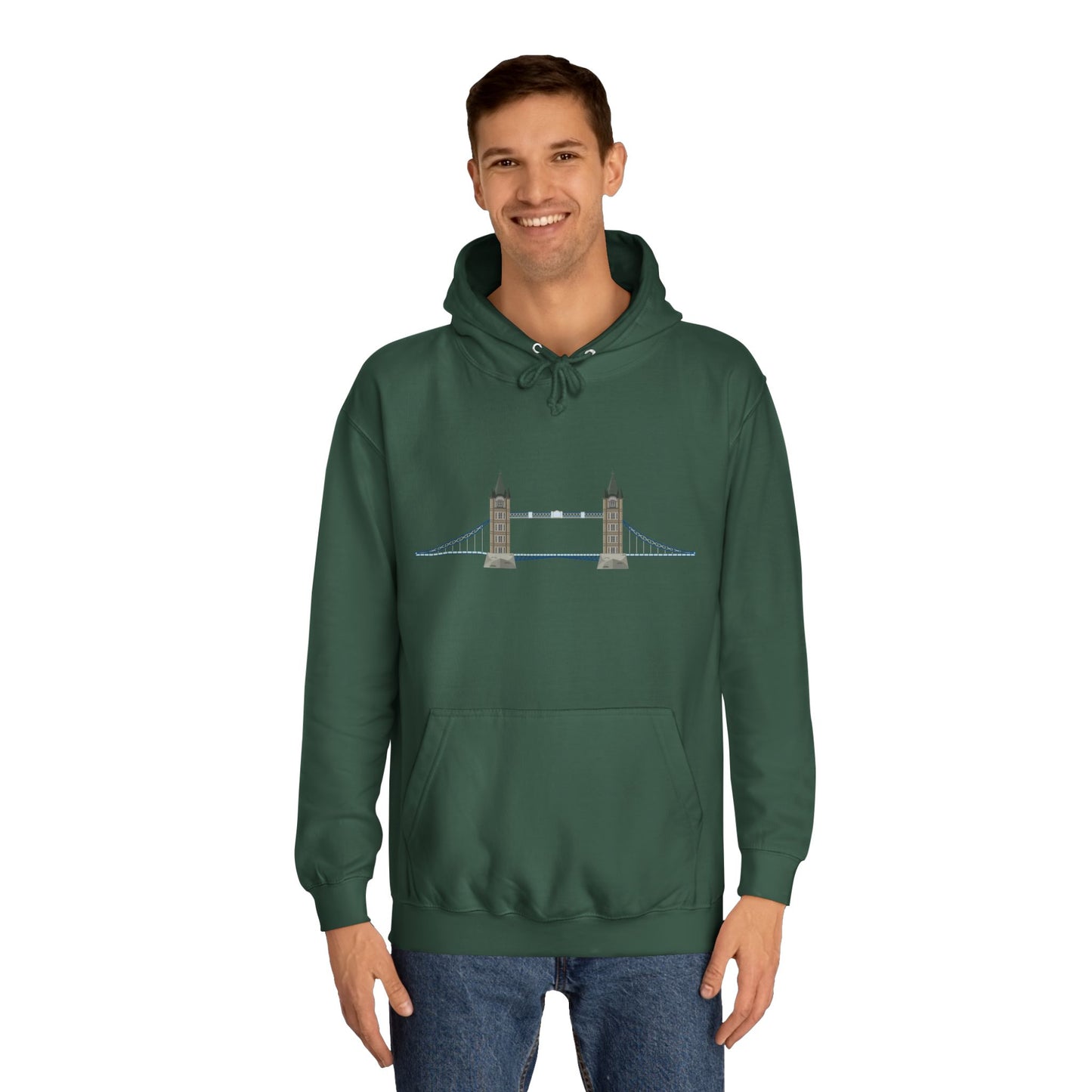 Tower Bridge Iconic Unisex College Hoodie