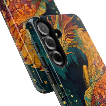 Dragon Art Phone Case, Tough Phone Cover, Fantasy Gift, Unique Mobile Accessory, Dragon Lover Gift, Stylish Protection