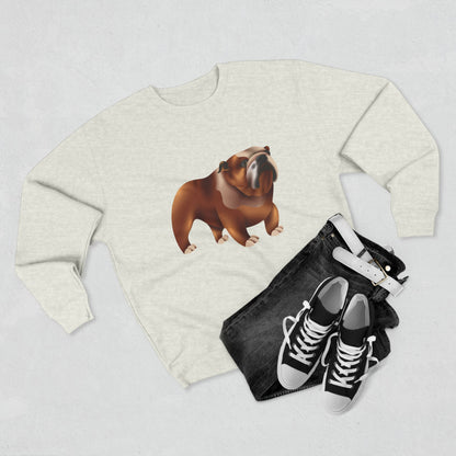 Unisex Crewneck Sweatshirt - Adorable British Dog