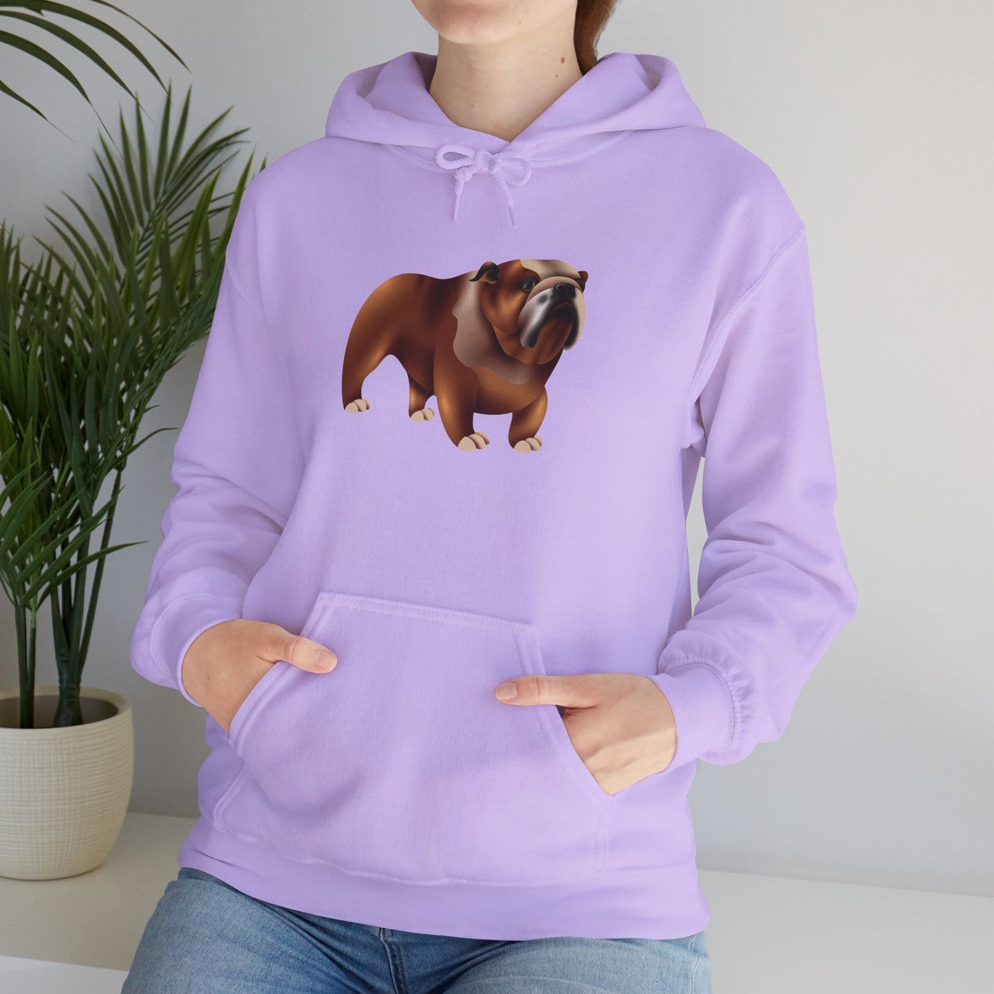Unisex Heavy Blend™ Hooded Sweatshirt - Adorable British Dog