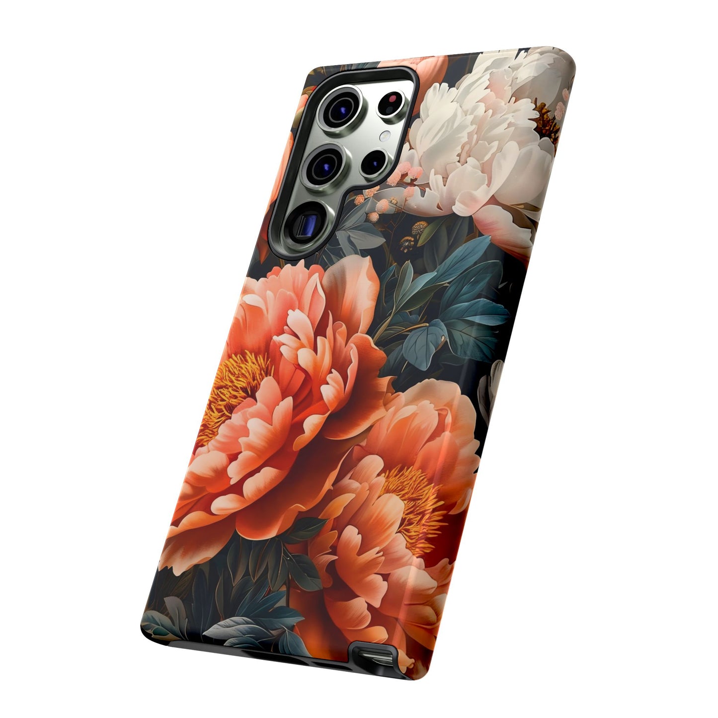 Floral Phone Case - Tough Cases, Durable Cover, Flower Design, Unique Gift, Phone Accessories