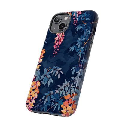 Floral iPhone Case, Tough Phone Cover, Gift for Her, Nature Lover Accessory, Spring Decor, Unique Floral Design