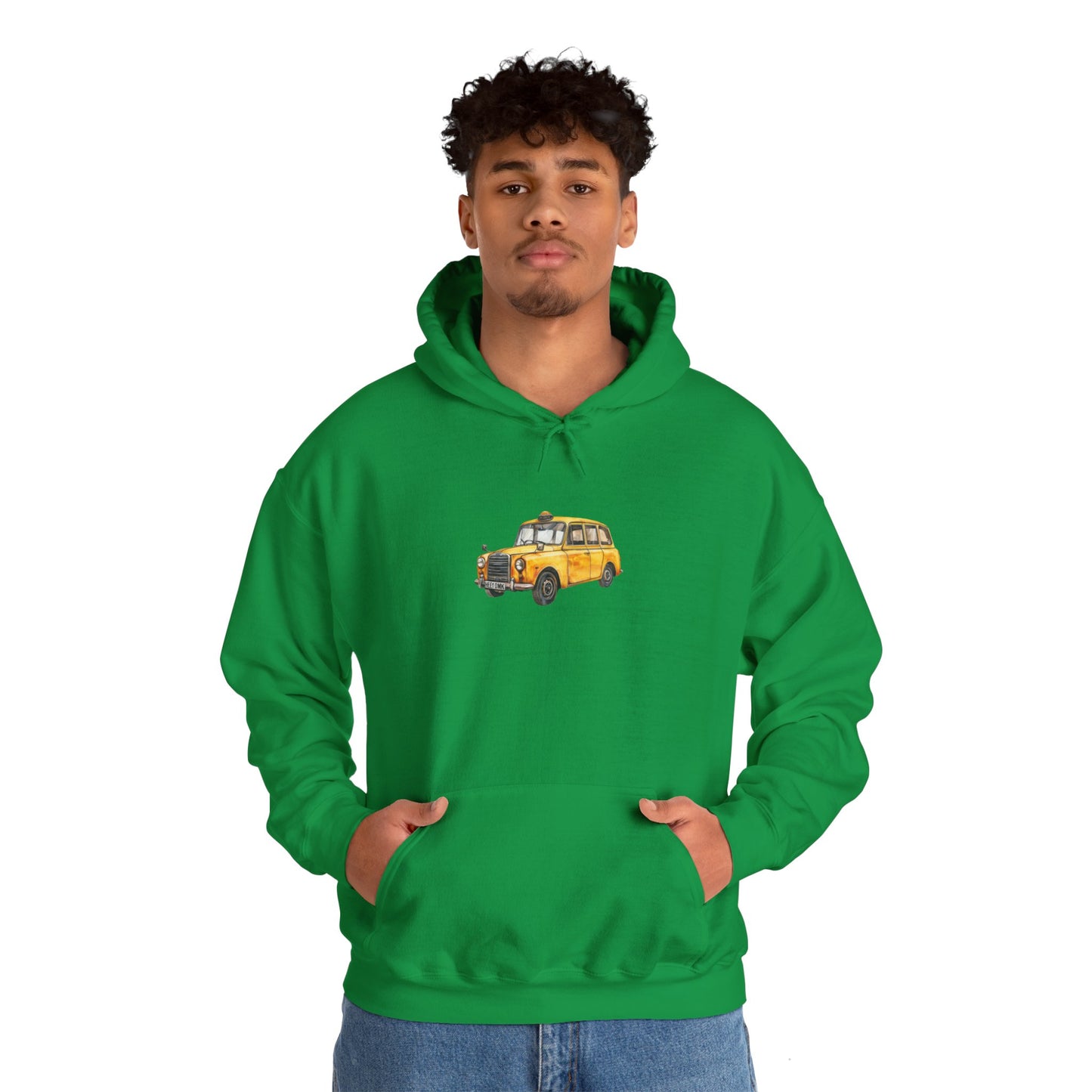 Unisex Heavy Blend™ Hooded Sweatshirt - Timeless Styled Vintage Car -