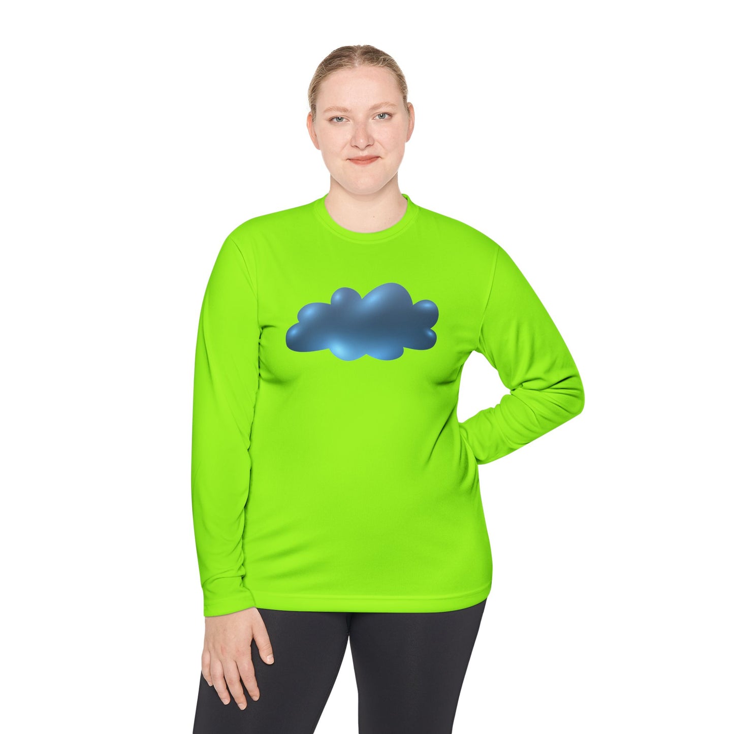 Unisex Lightweight Long Sleeve Tee - Serene Cloudscape - Dreamy Cloud Design