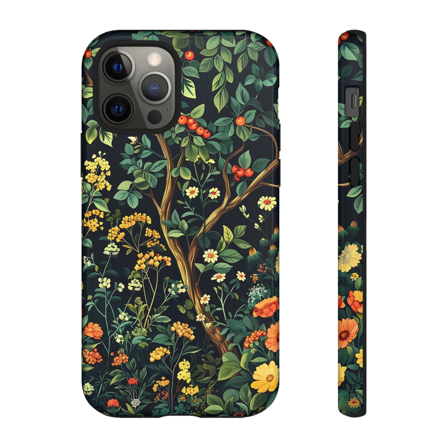 Floral Phone Case - Tough Cases, Colorful Nature Design, Gift for Flower Lovers, Phone Accessory, Unique Cell Phone Cover