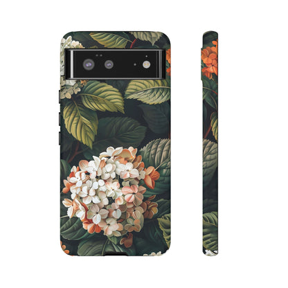 Floral Phone Case - Tough Cases, Nature Lover Gift, Floral Design, Botanical Phone Cover, Stylish Cellphone Accessory, Mother's Day Gift