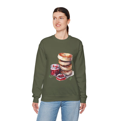Unisex Heavy Blend™ Crewneck Sweatshirt - Royal Treats - British Cuisine with a Regal Twist