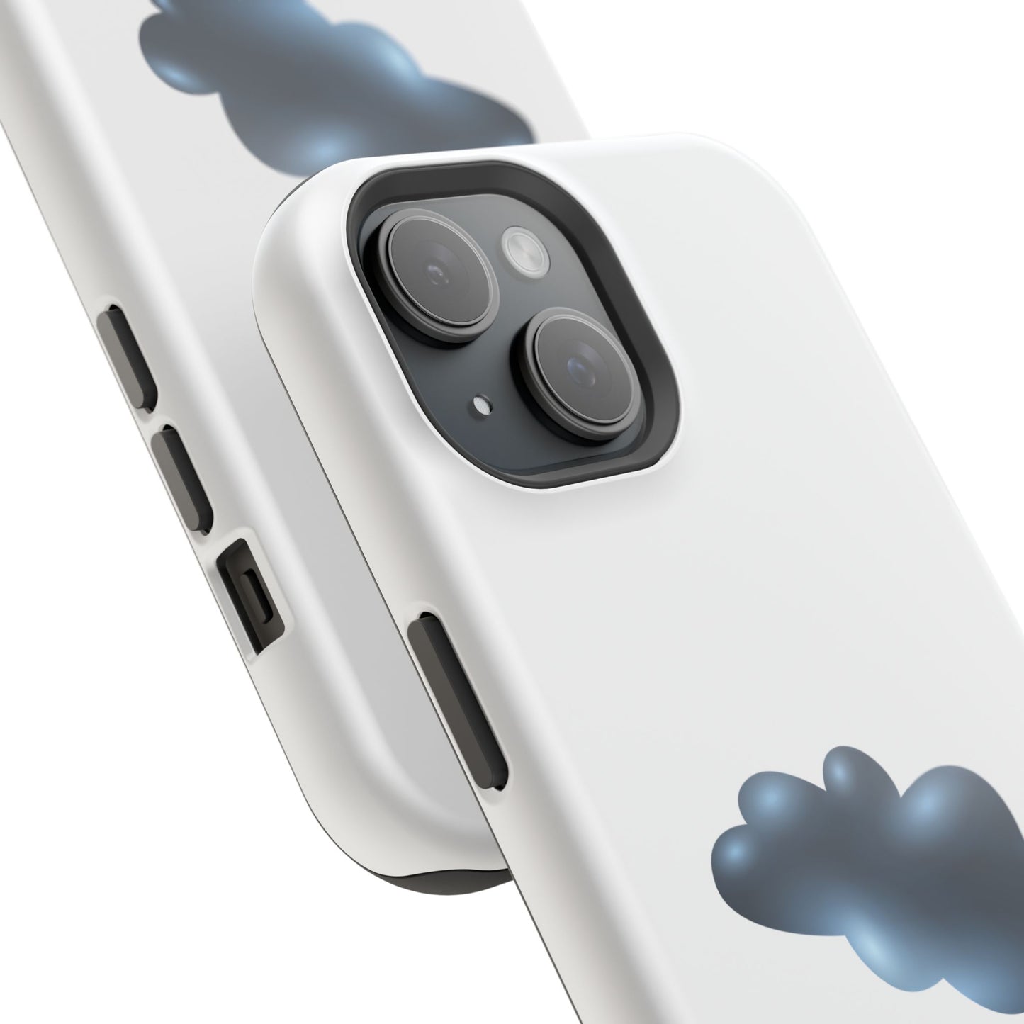 Cloudy Magnetic Tough Case for iPhone, Stylish Phone Cover, Cloud Design, Unique Gift Idea, Durable Protection